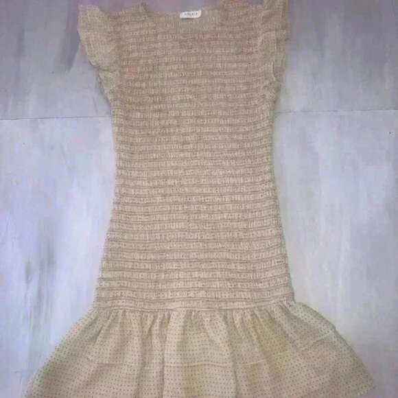 Storia Tan & Black Mini Dress size Small - Picture 5 of 13